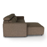 KARL SA Fabric with Adjustable Headrests L-Shape Sofa