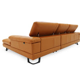 KORUS Leather Adjustable Headrest Modular Sofa