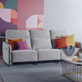 HOMER Fabric High Backrest with USB Ports Motorised Recliner Sofa