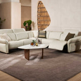 PHIL Leather Soft Foam Back and Headrest Motorised Recliner Modular Sofa