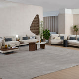 EVITA Large Modular Fabric Sofa with Removable Cushion Covers