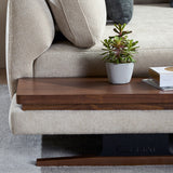 EVITA Large Modular Fabric Sofa with Removable Cushion Covers