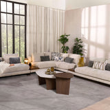 EVITA Large Modular Fabric Sofa with Removable Cushion Covers