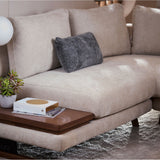 EVITA Large Modular Fabric Sofa with Removable Cushion Covers