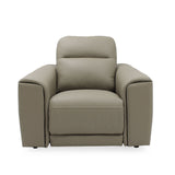 GRANDE Leather with High Backrests Motorised Recliner Sofa