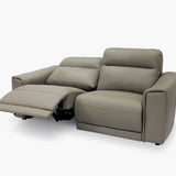 GRANDE Leather with High Backrests Motorised Recliner Sofa