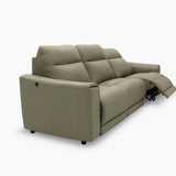 GRANDE Leather with High Backrests Motorised Recliner Sofa