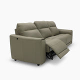 GRANDE Leather with High Backrests Motorised Recliner Sofa