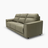 GRANDE Leather with High Backrests Motorised Recliner Sofa