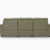GRANDE Leather with High Backrests Motorised Recliner Sofa