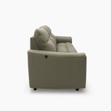 GRANDE Leather with High Backrests Motorised Recliner Sofa