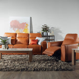 GRANDE Leather with High Backrests Motorised Recliner Sofa