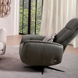 BERG Full Leather Manual Recliner Single Sofa