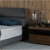 SLIDE Walnut Bedside Table