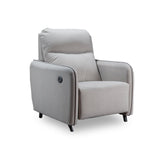 HOMER Fabric High Backrest with USB Ports Motorised Recliner Sofa