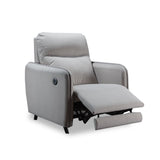 HOMER Fabric High Backrest with USB Ports Motorised Recliner Sofa