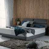 APOLLO Fabric Storage with Adjustable Headboard Bed Frame