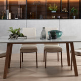 BOLDA Quartz Top Dining Table with FLEX Dining Chairs