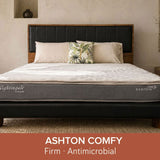 ASHTON Comfy High Resilient Polyurethane with Adaptive Core Spring Support Foam Mattress
