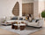 EVITA Large Modular Fabric Sofa with Removable Cushion Covers