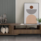 FLUTO Sintered Stone Top Extendable TV Console
