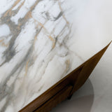 FLUTO Sintered Stone Top Extendable TV Console