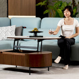 FLUTO Sintered Stone Convertible Coffee Table