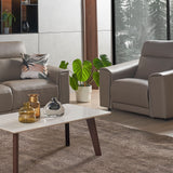 GRANDE Leather with High Backrests Motorised Recliner Sofa