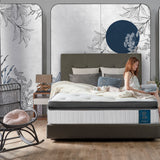 SEVILLE LUX Black Diamond™ Ultra-cool Latex ViroClean Antimicrobial Responsive Micro-spring Mattress