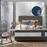 SEVILLE LUX Black Diamond™ Ultra-cool Latex ViroClean Antimicrobial Responsive Micro-spring Mattress
