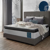 SEVILLE LUX Black Diamond™ Ultra-cool Latex ViroClean Antimicrobial Responsive Micro-spring Mattress