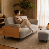 HEMMA Fabric Convertible Sofa Bed