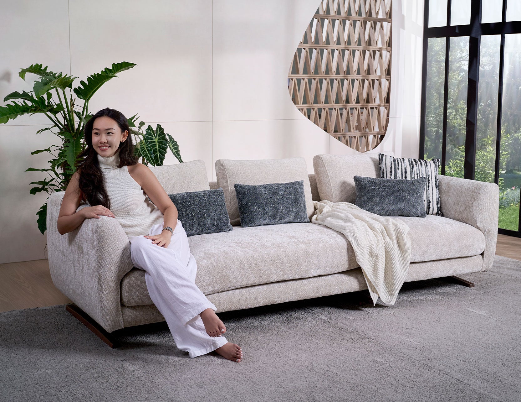 EVITA Fabric Modular Sofa