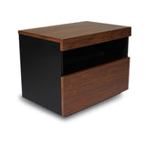 SLIDE Walnut Bedside Table
