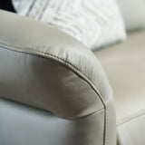 VISO Leather Motorised Adjustable Headrest Recliner sofa