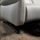 VISO Leather Motorised Adjustable Headrest Recliner sofa