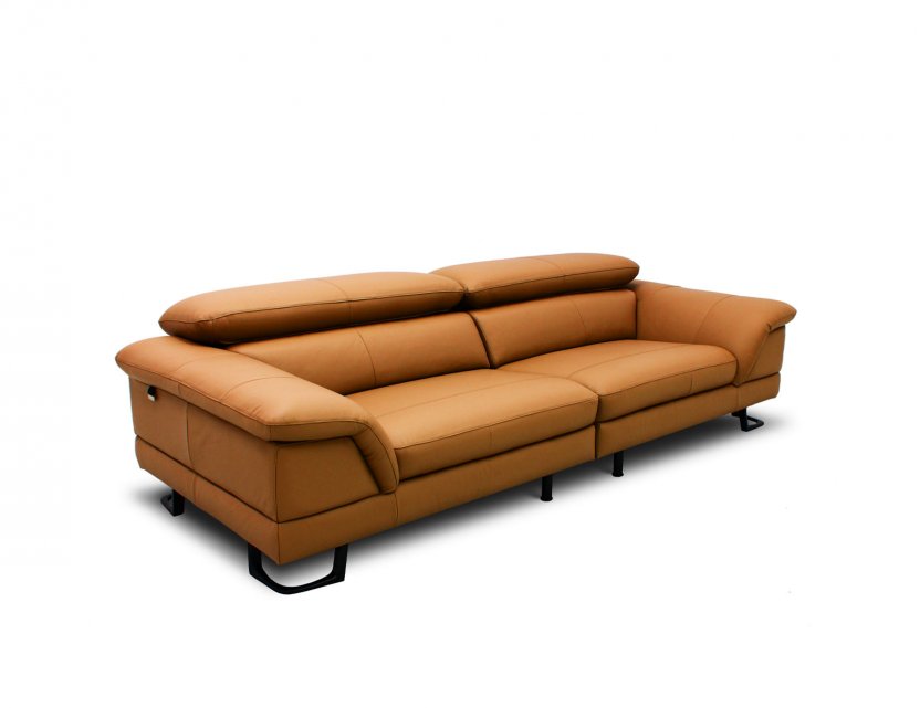 Korus 3 Seater Leather Sofa With