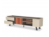 Colour TV Console With Steel Legs
