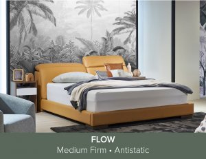 Fliq Leather Bed Frame With Adjustable Headboard + Flow Mattress 13