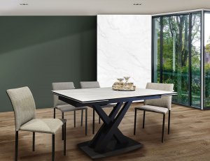 Massa Sintered Stone Top Extendable Dining Table