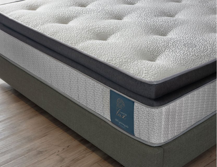 Ribb Bedframe in FabricGard + Seville Lux Mattress