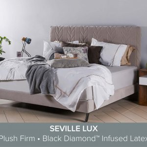 Ribb Bedframe in FabricGard + Seville Lux Mattress