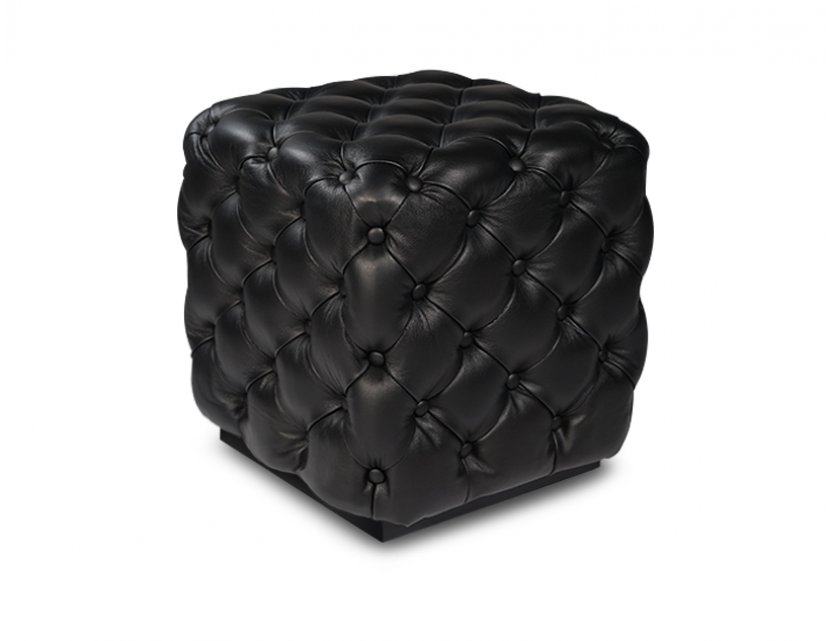 Chester Genuine Full Cowhide Leather Stool