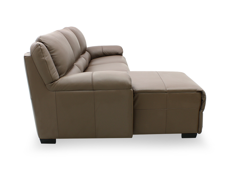 Delaere Motorised Leather Recliner Sofa with High Backrest