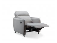 Homer Motorised Fabric Recliner Sofa with USB Ports and High Backrest