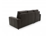 Tres L-Shape Leather Sofa with High Backrest